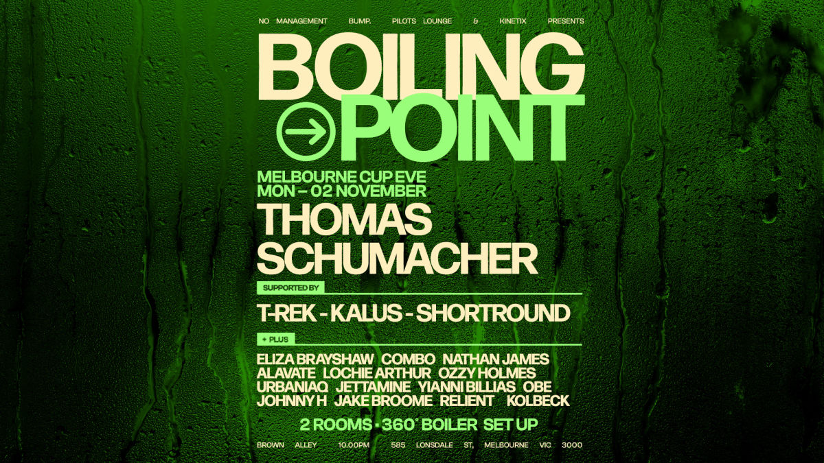 THOMAS SCHUMACHER AT BOILING POINT MELBOURNE CUP EVE
